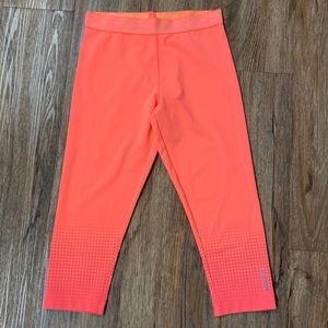 REEBOK PlayDry Skinny Capri Workout Yoga Leggings